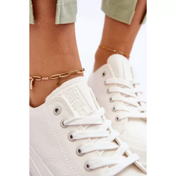  Дамски маратонки BIG STAR LL274968 WHITE Big Star Shoes 