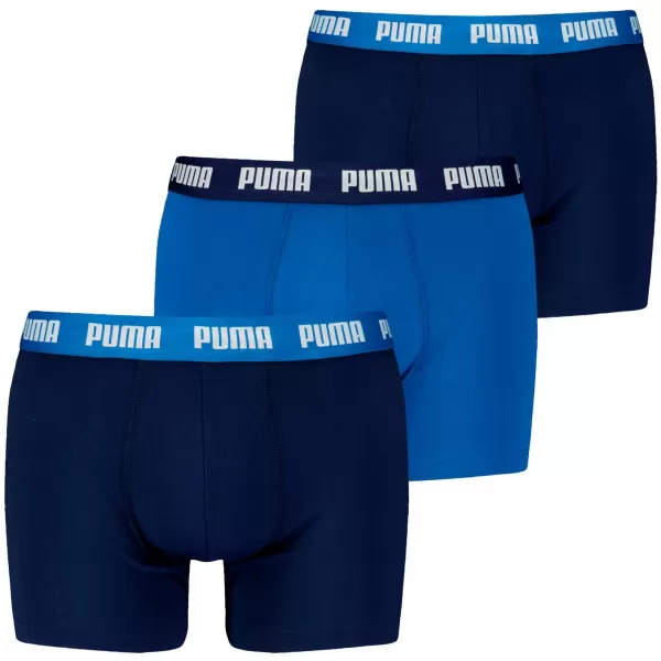  Мъжки боксерки PUMA MEN EVERYDAY BOXER 3P 938327-04 СИНЬО КОМБО 