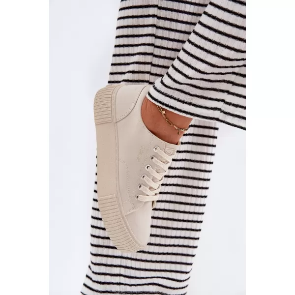  Дамски маратонки BIG STAR RR274407 BEIGE Big Star Shoes 