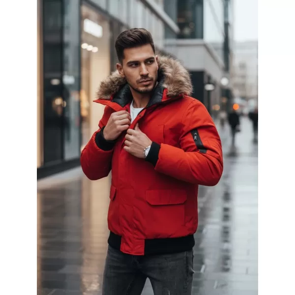  Мъжко яке DSTREET TX2875 ЧЕРВЕНО 