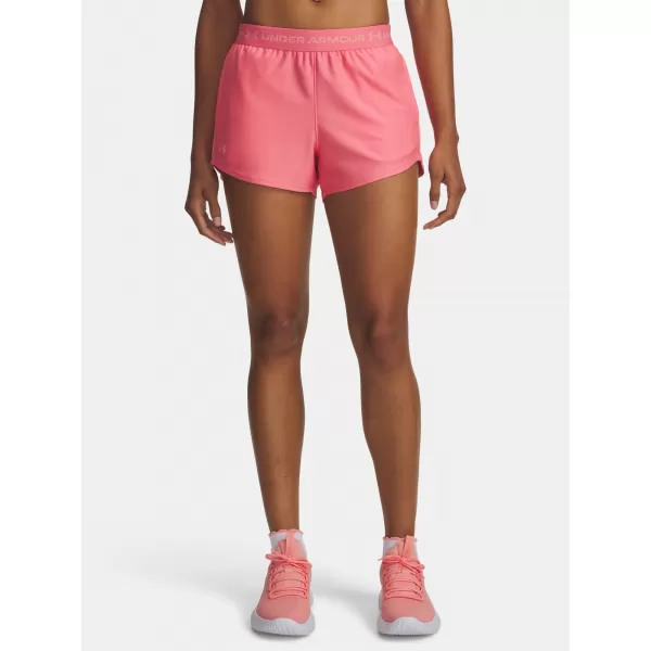  Дамски шорти UNDER ARMOUR TECH PLAY UP SHORTS 1389882-600 РОЗОВО 