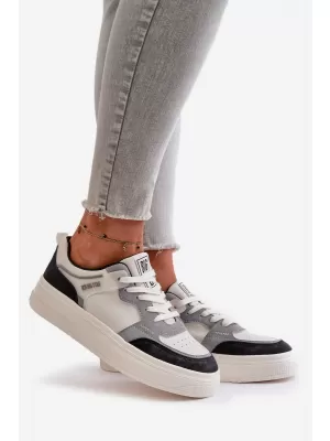 Дамски маратонки BIG STAR OO274028 WHITE Big Star Shoes