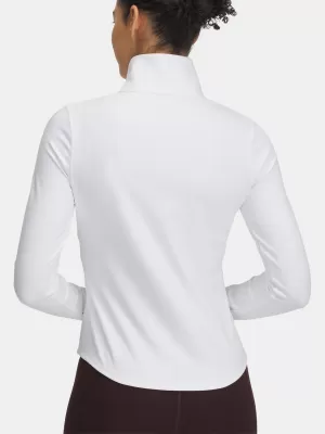 Дамска тениска UNDER ARMOUR MOTION 1/2 ZIP EMEA 6001618-100 БЯЛО