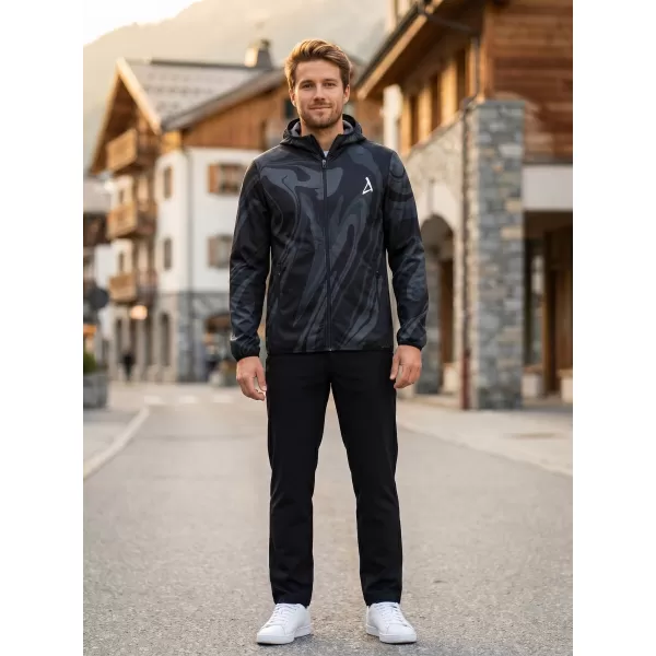 Мъжко първокласно яке софтшел ALTISPORT VOJ/ALM072JACK01 ЧЕРЕН 