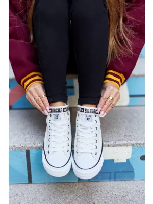 Дамски маратонки BIG STAR GG274027 WHITE Big Star Shoes