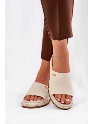 Дамски обувки BIG STAR NN274A746 BEIGE Big Star Shoes