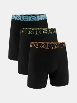Мъжки боксерки UNDER ARMOUR UA PERFORMANCE TECH - SOLID 6IN - 3PK 1383878-003 СИНЬО