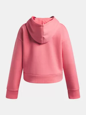 Суичър за момиче UNDER ARMOUR UA RIVAL FLEECE HOODIE 1379517-600 РОЗОВО