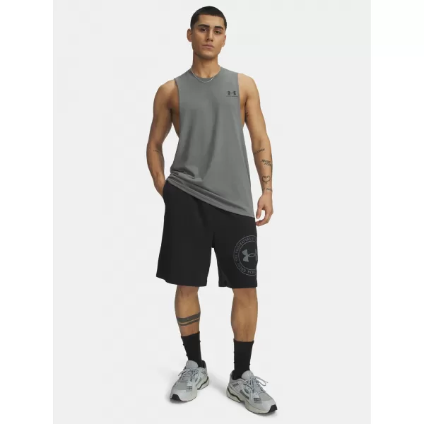  Мъжки шорти UNDER ARMOUR RIVAL LW GRAPHIC SHORTS 6014689-001 ЧЕРЕН 
