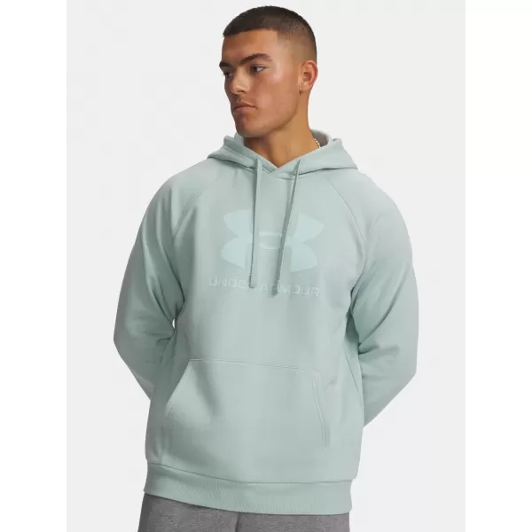  Мъжки суичър UNDER ARMOUR RIVAL FLEECE LOGO HD 1379758-477 СИНЬО 
