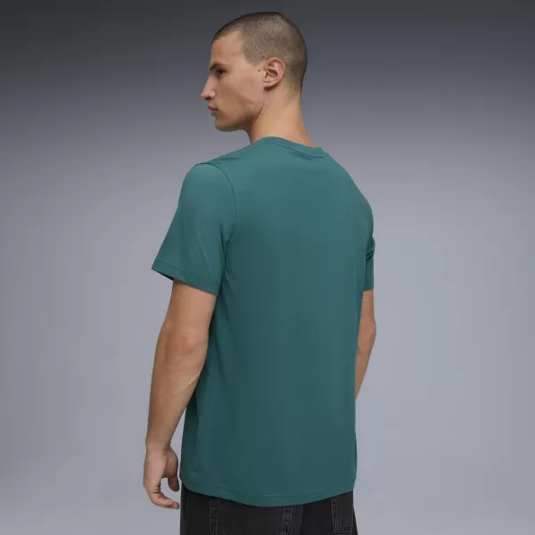  Мъжка тениска PUMA GRAPHIC TEE 691775_41 ИЗУМРУДЕН ЛЕД 