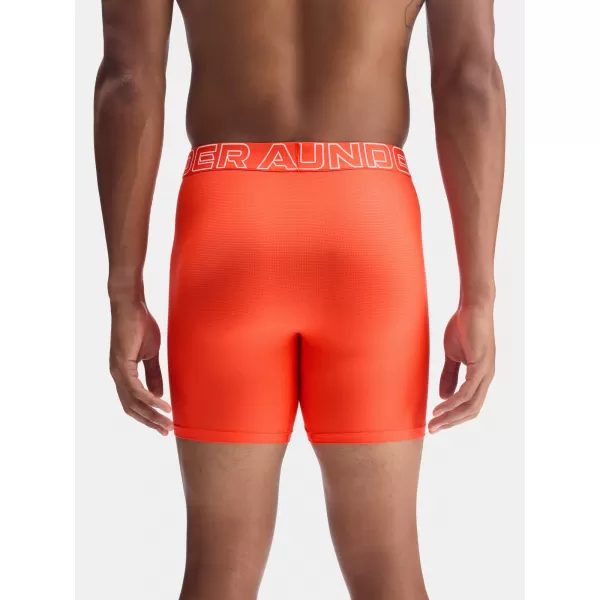  Мъжки боксерки UNDER ARMOUR UA PERFORMANCE TECH MESH - SOLID 6IN - 1383884-690 ОРАНЖЕВО 
