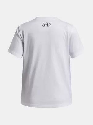 Тениска за момиче UNDER ARMOUR UA G STAR LOGO LOCKERTAG SS 6009718-100 БЯЛО