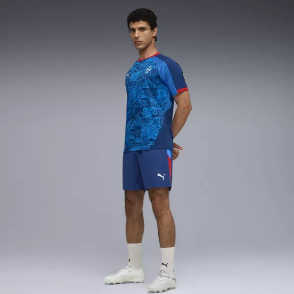  Мъжки шорти PUMA NEYMAR JR PLAYMAKER TRGSHORT 660316-10 BLAZING BLUE/ ПЛАМТЯЩО СИНЬО/ПУМА БЯЛО/УЛТРА 