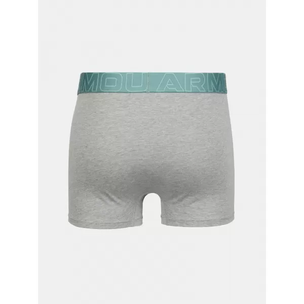  Мъжки боксерки UNDER ARMOUR M UA PERF COTTON 3IN - 3PK ЯСПИСОВО СИНЬО 