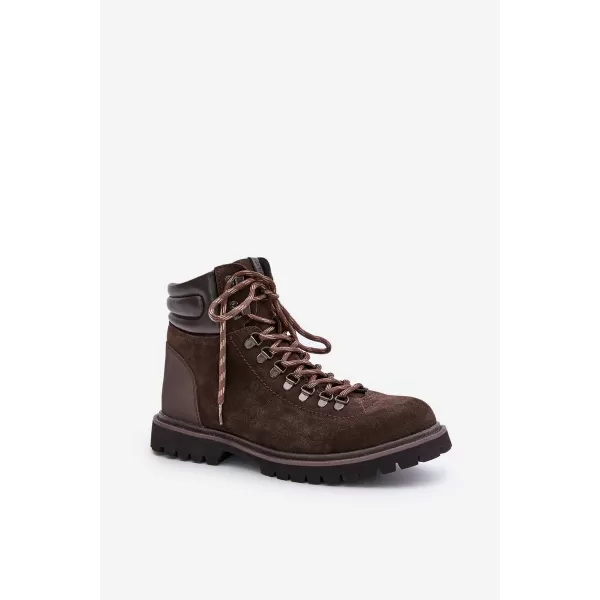  Мъжки обувки BIG STAR OO174644 BROWN/BEIGE Big Star Shoes 