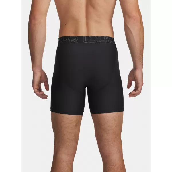  Мъжки боксерки UNDER ARMOUR PERFORMANCE POUCH - SOLID 6IN - 2 6011474-001 ЧЕРЕН 