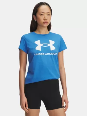Дамска тениска UNDER ARMOUR UA LOGO SS 1356305-402 СИНЬО