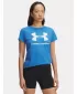 Дамска тениска UNDER ARMOUR UA LOGO SS 1356305-402 СИНЬО