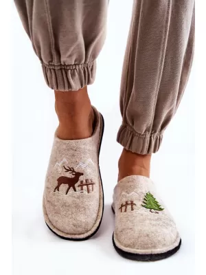 Дамски чехли BIG STAR KK276016 BEIGE Big Star Shoes