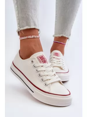 Дамски маратонки BIG STAR NN274274 WHITE Big Star Shoes