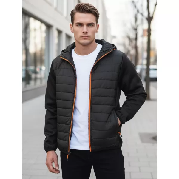  Мъжко яке DSTREET TX3785 ЧЕРЕН 
