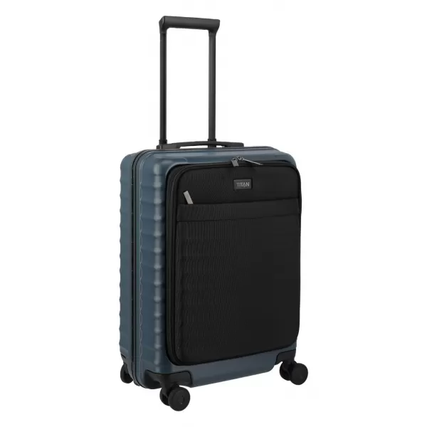  Бордов куфар TITAN Overseas S Front pocket СРЕДНОЩНО СИНЬО 
