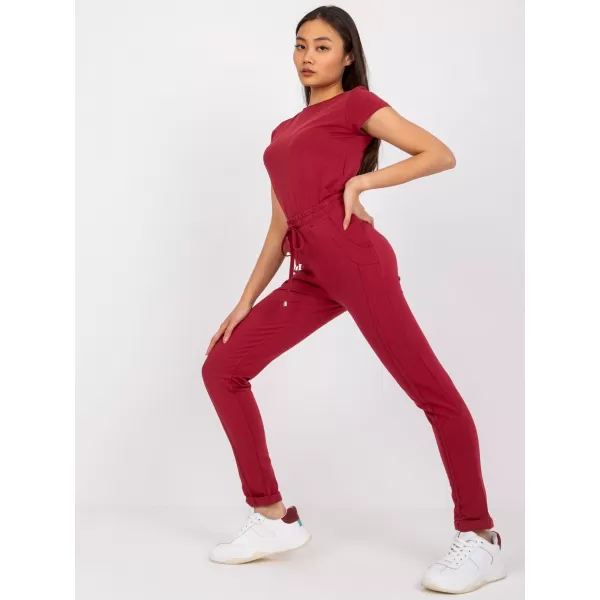  Дамски спортен панталон BASIC FEEL GOOD RV-DR-3589.06X БОРДО 