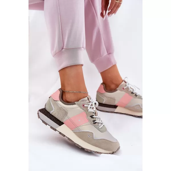  Дамски маратонки BIG STAR RR274243 PINK/GREY Big Star Shoes 