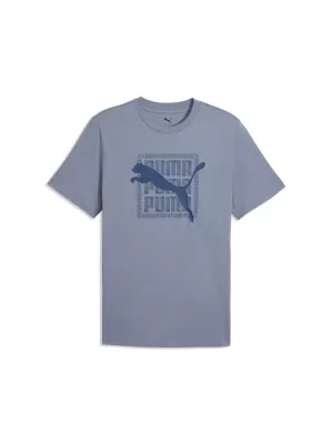 Мъжка тениска PUMA GRAPHIC TEE 691775_65 СИВО НЕБЕ