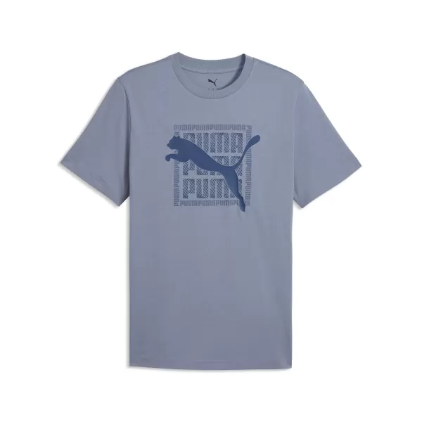  Мъжка тениска PUMA GRAPHIC TEE 691775_65 СИВО НЕБЕ 