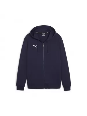 Детски суичър PUMA TEAMGOAL CASUALS HOODED JKT 658596_06 PUMA NAVY/PUMA БЯЛО