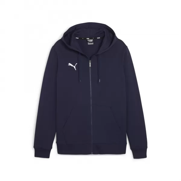  Детски суичър PUMA TEAMGOAL CASUALS HOODED JKT 658596_06 PUMA NAVY/PUMA БЯЛО 