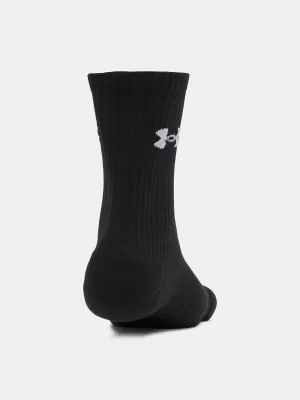 Чорапи UNDER ARMOUR PERFORMANCE COTTON 3P CRW 6009685-008 ЧЕРЕН