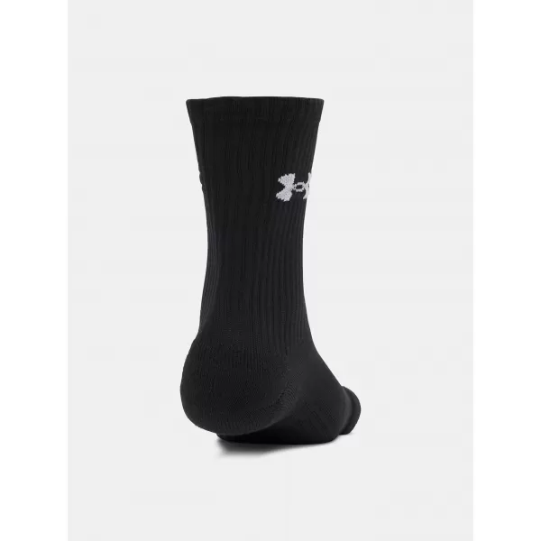  Чорапи UNDER ARMOUR PERFORMANCE COTTON 3P CRW 6009685-008 ЧЕРЕН 