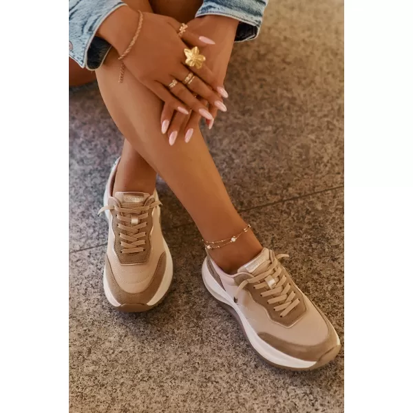  Дамски маратонки BIG STAR RR274A345 BEIGE Big Star Shoes 