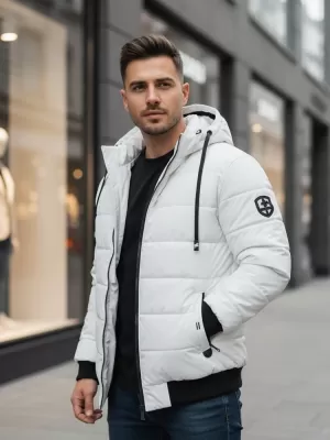 Мъжко яке DSTREET TX5096 БЯЛО