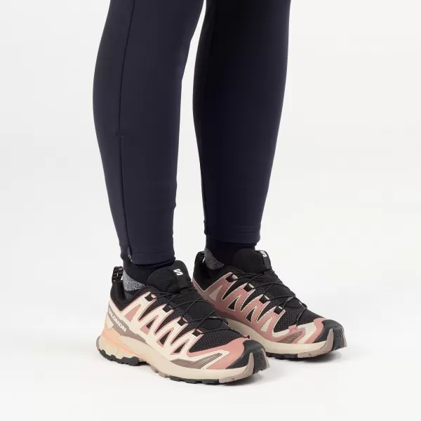  Дамски обувки SALOMON XA PRO 3D V9 W L47882800 ЧЕРНА/ЧЕРНА/МАХАГОНОВА РОЗА 
