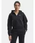 Дамски суичър UNDER ARMOUR RIVAL FLC PIPED HZ HOODIE 6003707-005 ЧЕРЕН