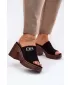 Дамски чехли VINCEZA 17400 ЧЕРЕН