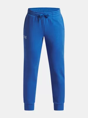 Спортни панталони за момчета UNDER ARMOUR UA RIVAL FLEECE JOGGERS 1379787-402 СИНЬО