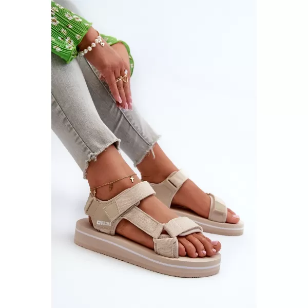  Дамски обувки BIG STAR NN274A535 BEIGE Big Star Shoes 