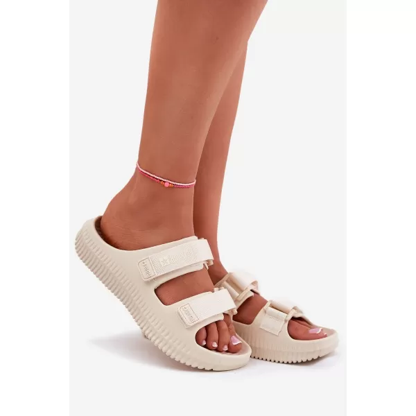  Дамски чехли BIG STAR RR274A529 BEIGE Big Star Shoes 