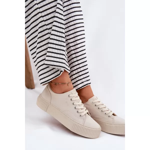  Дамски маратонки BIG STAR RR274407 BEIGE Big Star Shoes 