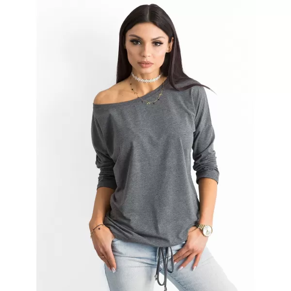  Дамска блуза BASIC FEEL GOOD RV-BZ-4691.36P ТЪМНО СИВО 