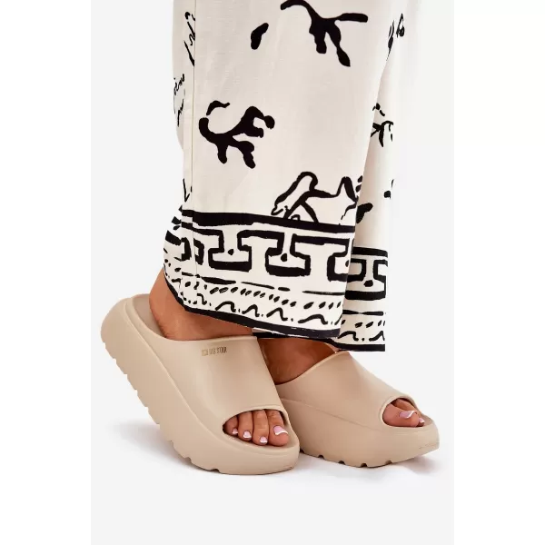  Дамски чехли BIG STAR RR274A569 BEIGE Big Star Shoes 
