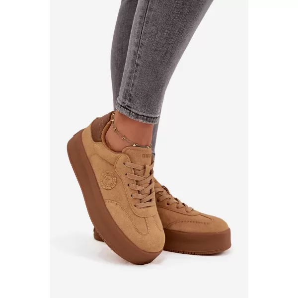  Дамски маратонки BIG STAR SS274762 BROWN/BEIGE Big Star Shoes 