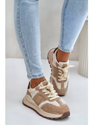 Дамски обувки BIG STAR OO274A317 BEIGE Big Star Shoes