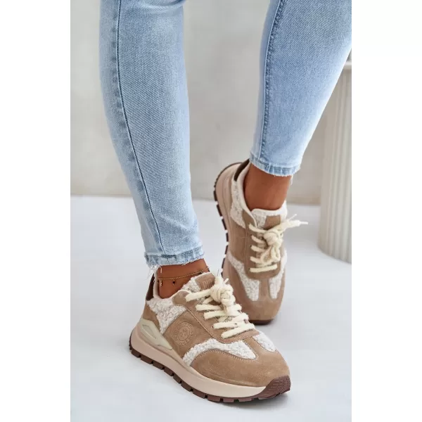  Дамски обувки BIG STAR OO274A317 BEIGE Big Star Shoes 