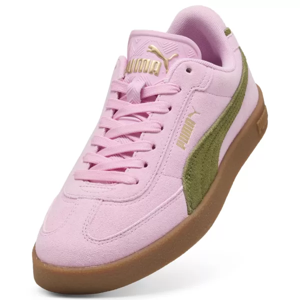  Ботуши PUMA CLUB II ERA SUEDE 400717_31 РОЗОВ БЛЯСЪК/МАСЛИНЕНОЗЕЛЕН 